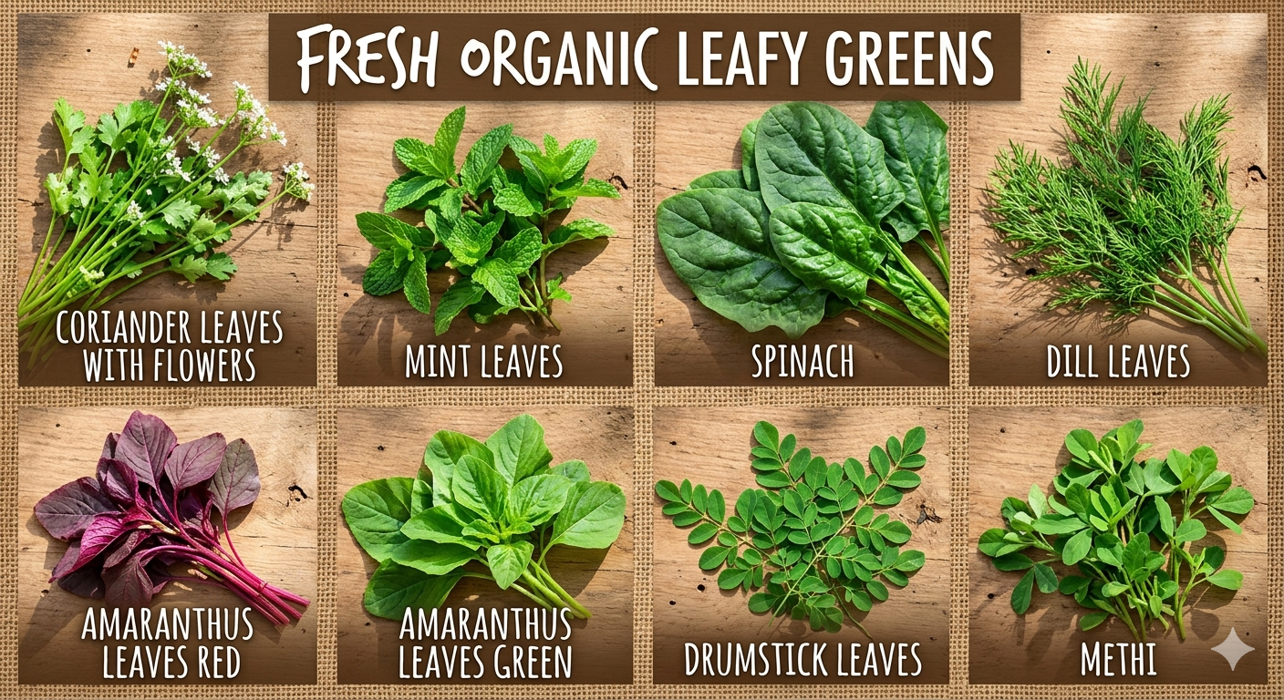 ORGANIC LEAFY GREENS