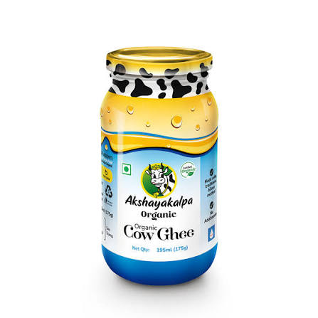 Akshayakalpa Organic Cow Ghee - 195ml