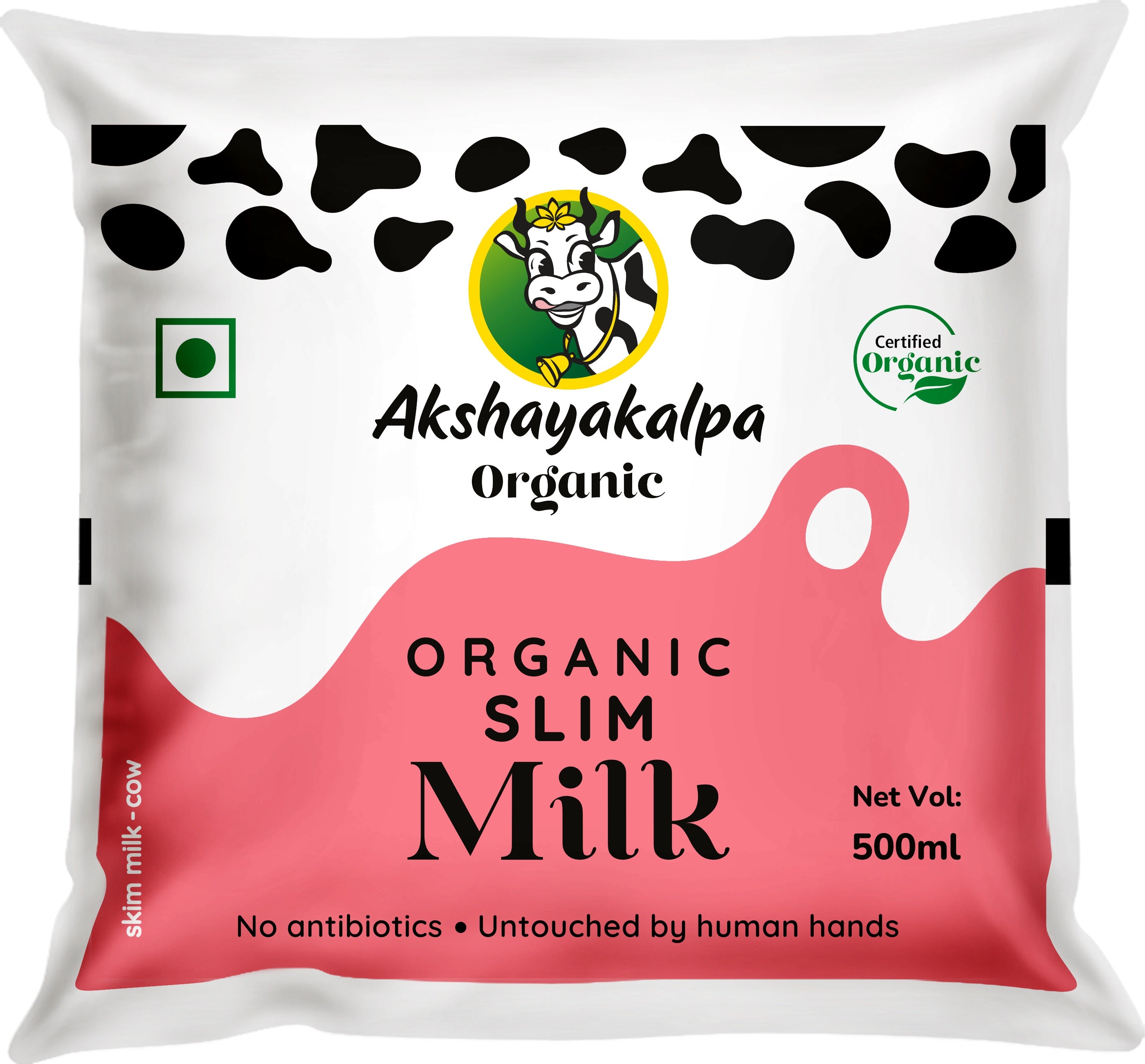 Akshayakalpa Organic Slim Milk - 500ml