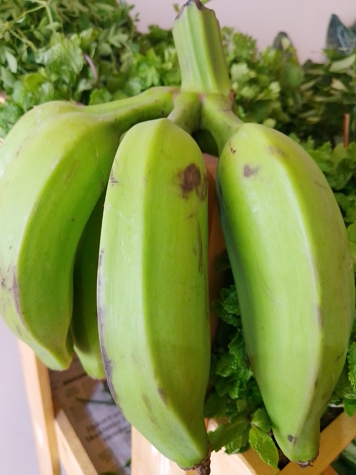 Organic Raw/Green Banana - 2pcs